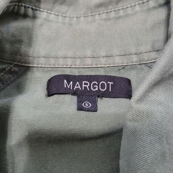 Margot Jacket Size Small Women's Moto Jacket Utility Jacket Bikercore Army Green - Picture 8 of 8